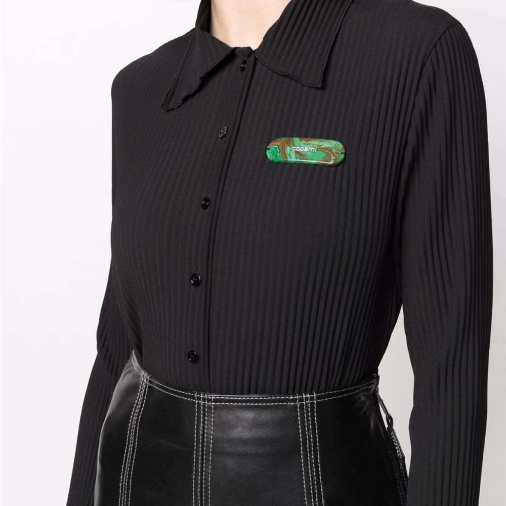 COPERNI
Logo Pleated Button-Down Shirt